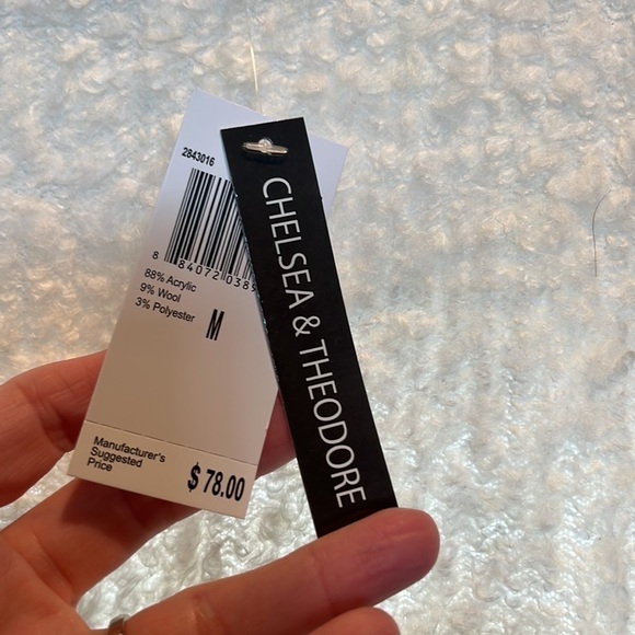 NWT winter white/ivory/cream wool blend 3/4 sleeve timeless classic sweater Med - Picture 4 of 9